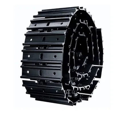 Teräksinen telaketjukenkäkokoonpano rakennuskoneille